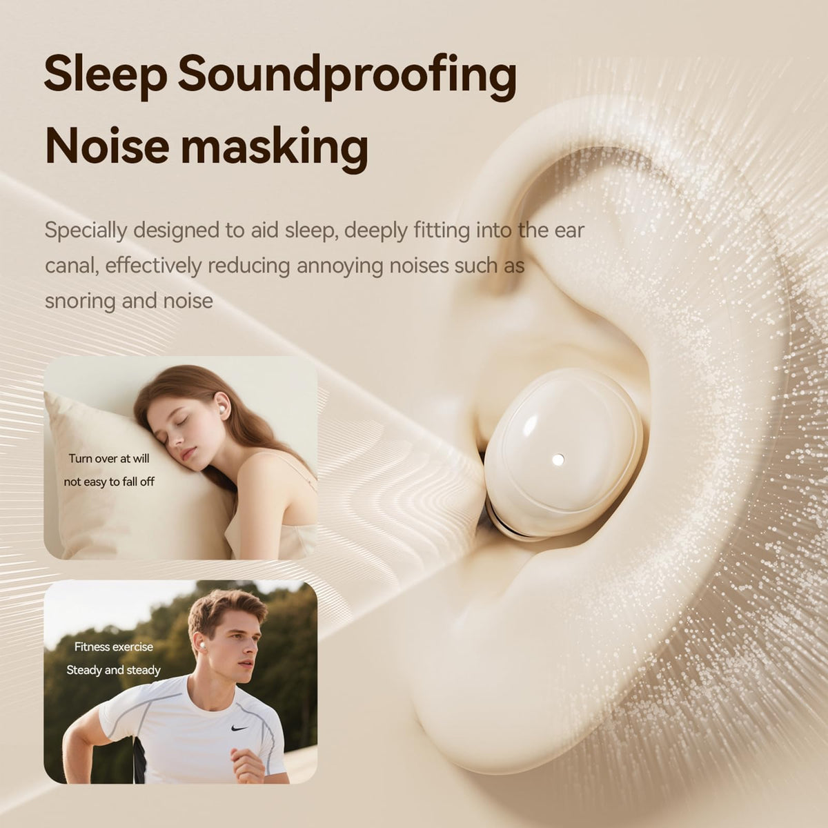 QJF invisible-earbuds ultra-thin fit sit discreetly for sleep and work.