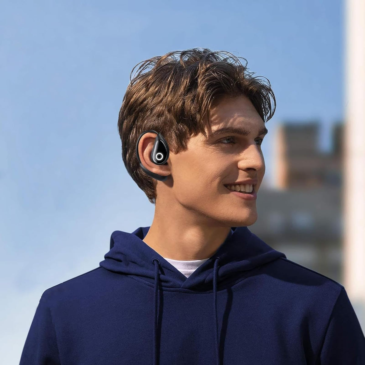QJF lightweight earbuds at 6.2g ideal for long wear and all-day use.