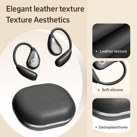 QJF open-ear design keeps you aware of surroundings while listening.