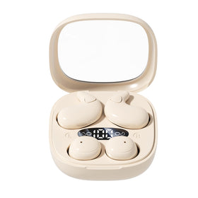 QJF sleep earbuds two styles in case for easy bedtime switching.