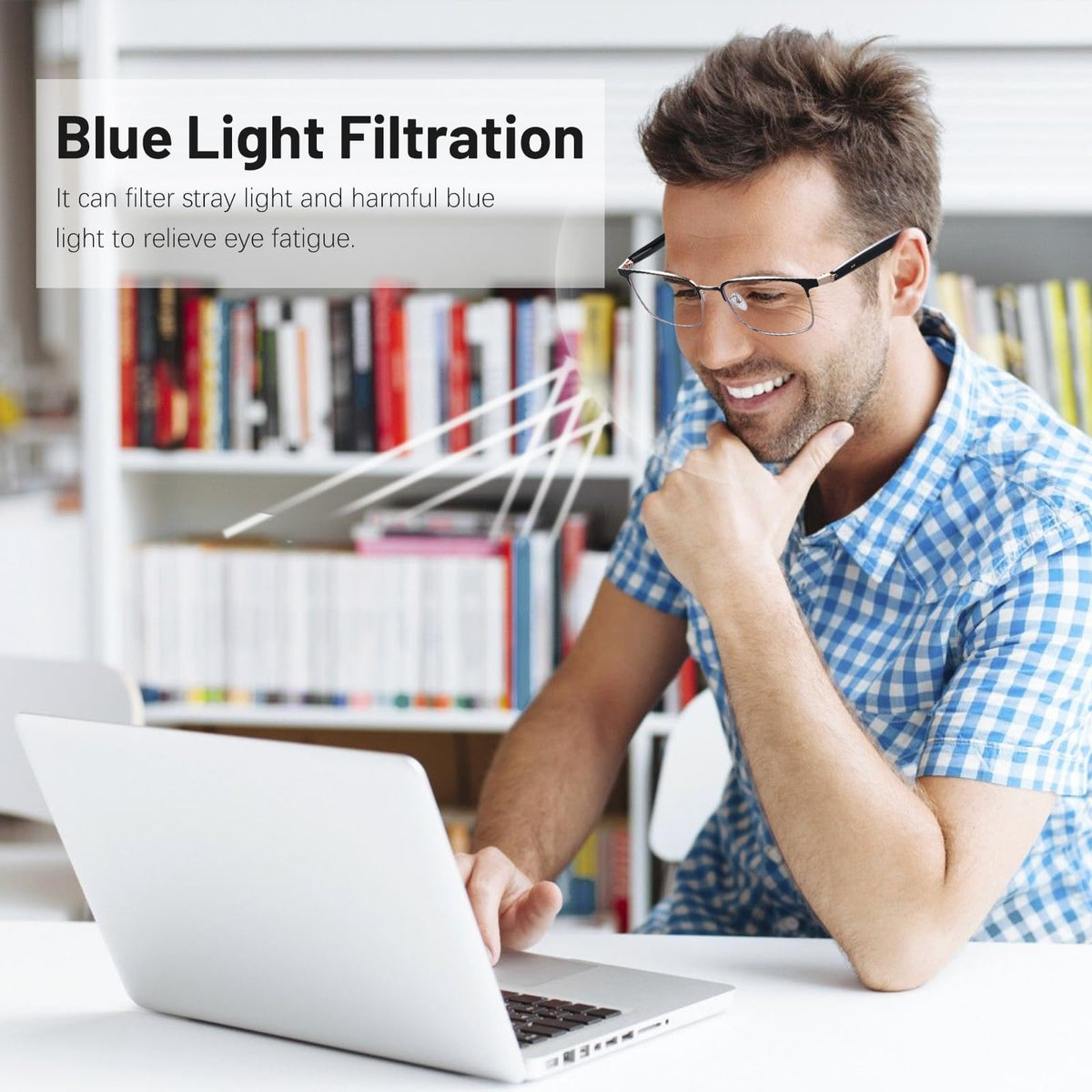 QJF Smart Glasses built-in mic enable hands-free calls and quick voice assistant access