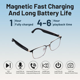 QJF Smart Glasses unisex driving design suitable for multiple activities
