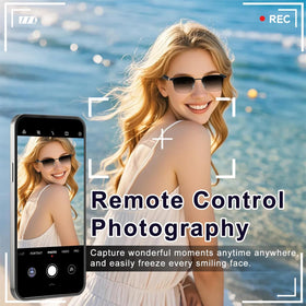 QJF Smart Glasses universal compatibility with iOS and Android devices