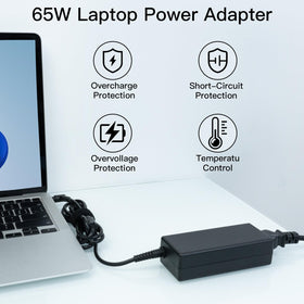 QKIIP desk setup with charger stays organized during work
