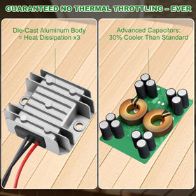 Rugged exterior built for outdoor environments like RV or marine