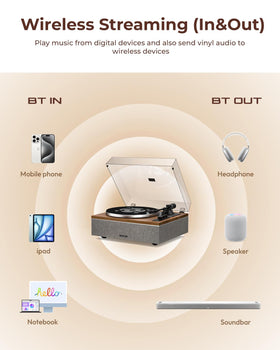 Qlearsoul One-S AT-3600L cartridge detail preserves vinyl detail and clarity.