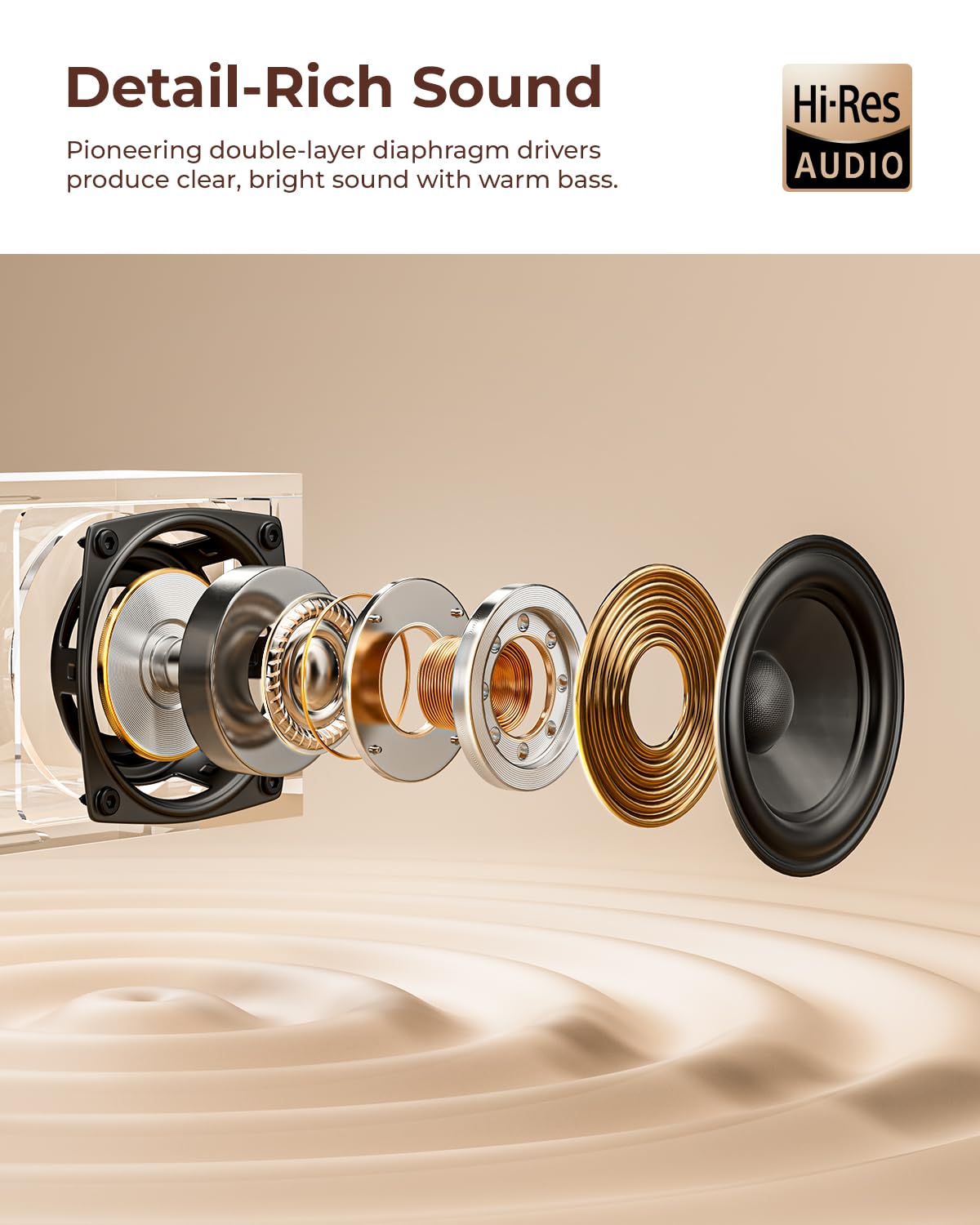 Qlearsoul ONE-S Bluetooth pairing enables wireless music streaming from the phone.