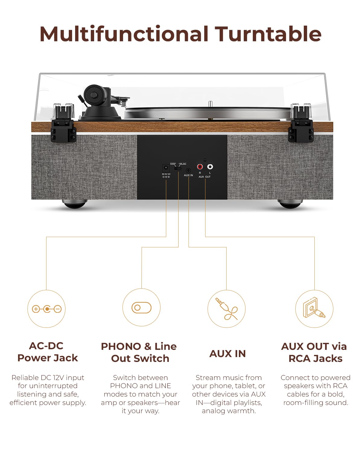Qlearsoul One-S vintage design with modern features blends style and function.