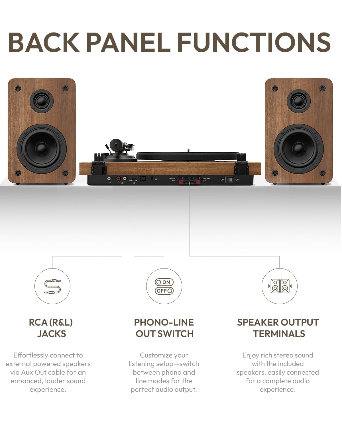 Qlearsoul SoulBox S1 DC motor and belt drive ensuring steady playback