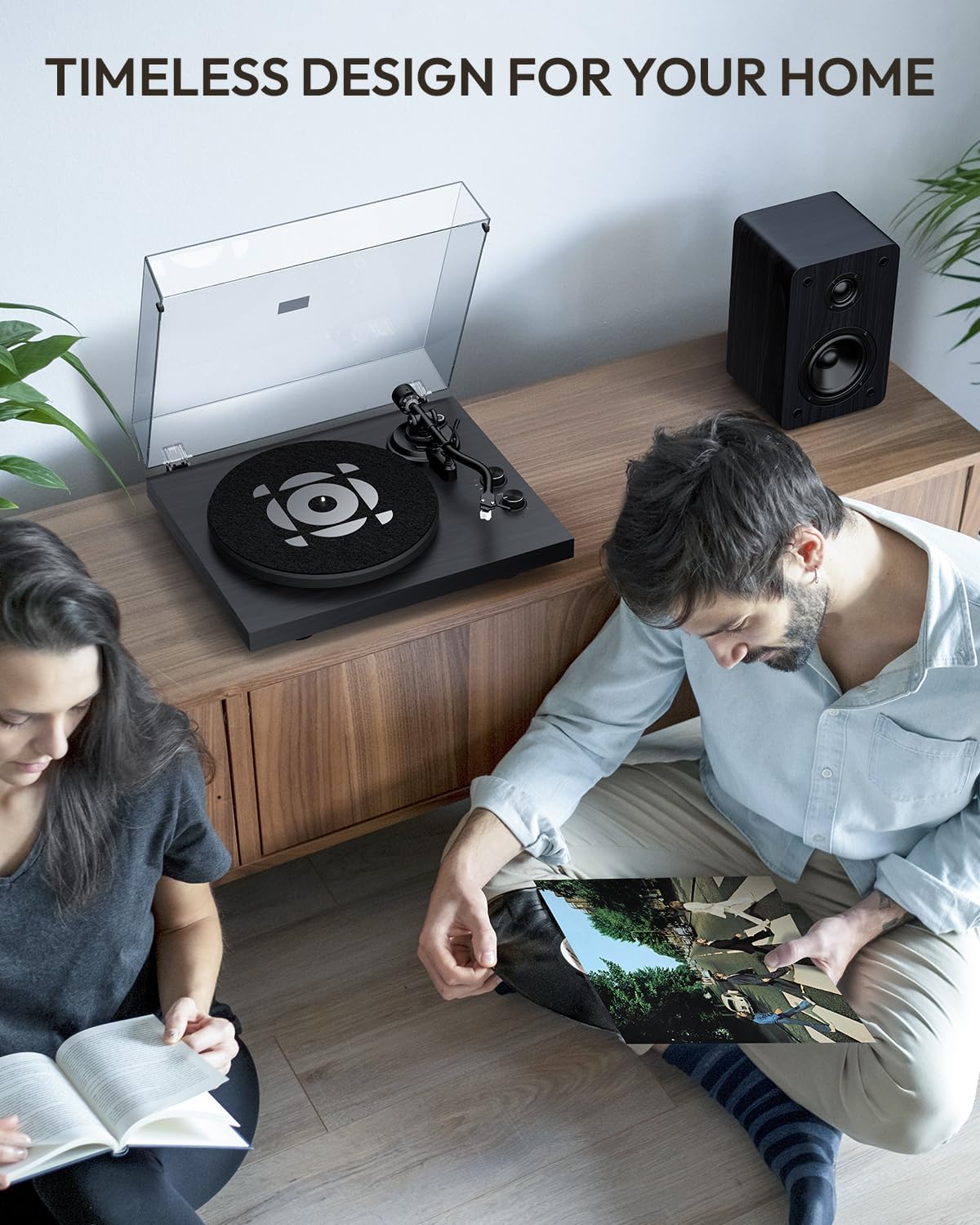 Qlearsoul SoulBox S1 1.2 kg die-cast platter supports stable speed.