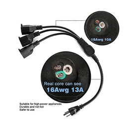 Qlfecle compact workspace setup helps keep cables organized.