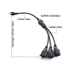 Qlfecle heavy-duty 16 AWG cable ready for daily office power needs.