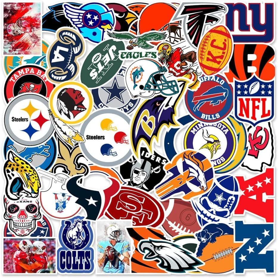 QLZDGH laptop decorated with sports decals showing stylish customization options