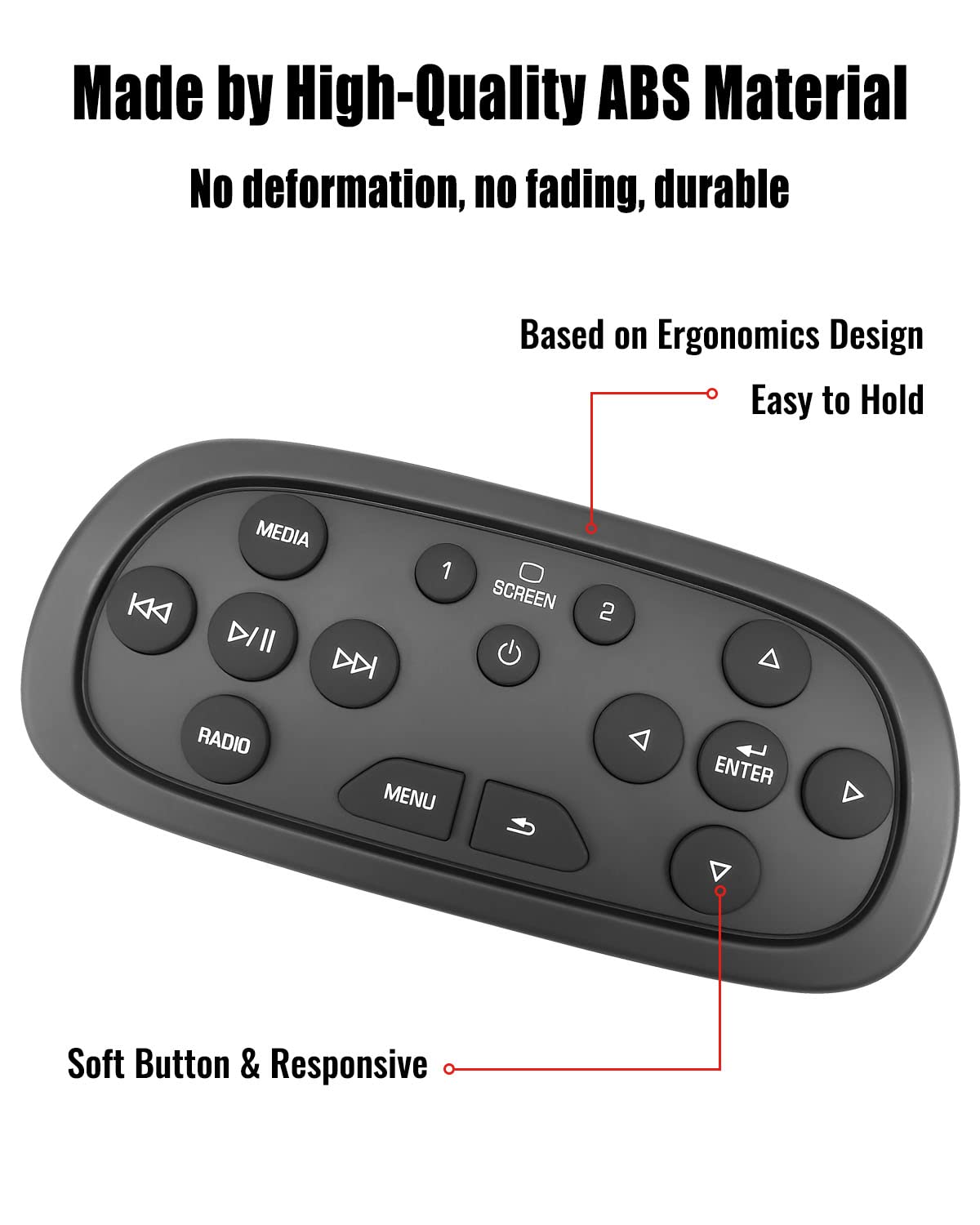 Qnbes video remote control for Cadillac Escalade and GMC Yukon provides smooth operation