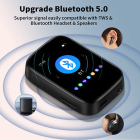 QNGEE lightweight clip-on MP3 player ideal for running on the go