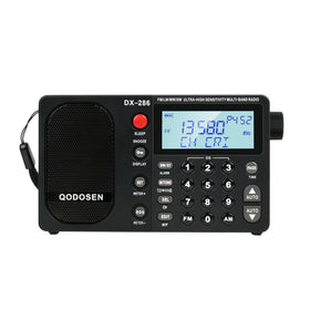 QODOSEN DX-286 front view highlights its compact portable design for travel.