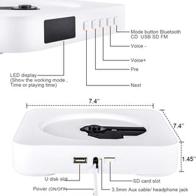 Hand holding Qoosea to show compact size and portable convenience
