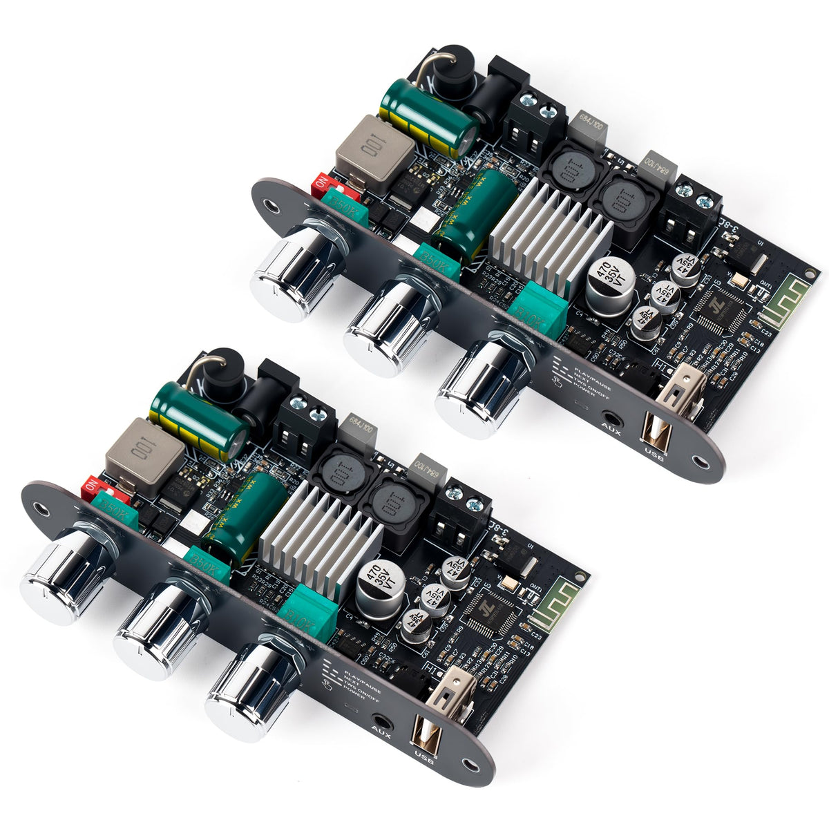 Qoroos ZK-1001U front view ready for DIY audio projects