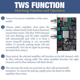 Qoroos ZK-1001U precision knob controls for bass treble and volume
