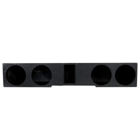 QPower Downfire Quad 8in underseat box front view boosts bass clarity