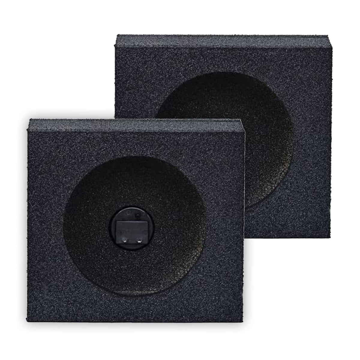 Q Power front view of enclosure showing clean mounting and improved sound