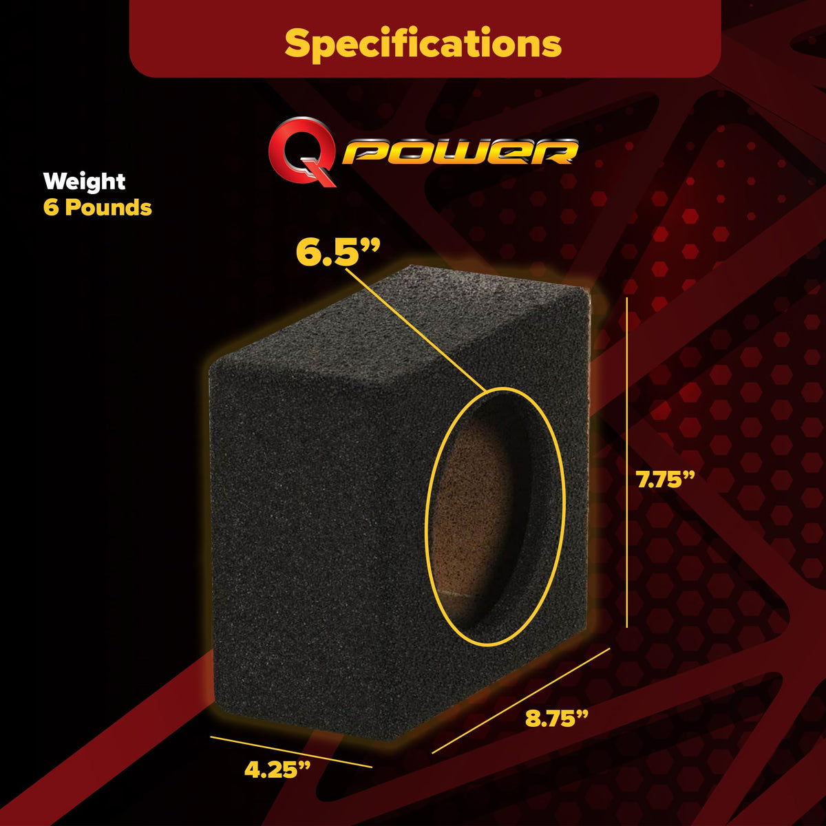 Q Power two-pack lifestyle shot for balanced stereo placement and better imaging