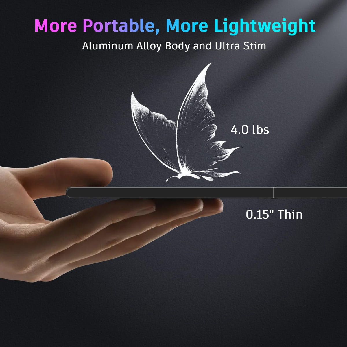 QQH Z80A 1080p IPS display delivers crisp color on the go.