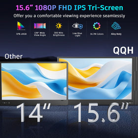 QQH Z80A 178-degree viewing angle ensures clear visibility from any position.