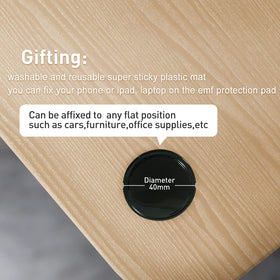 QRFDTSOQY Radiation Protection Pad leather sides for durable, easy-clean design
