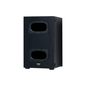 QSC KS112 birch cabinet detail emphasizing durable construction for long-term reliability.