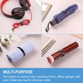 QTBLY bundled outdoor extension cord showing secure outdoor use