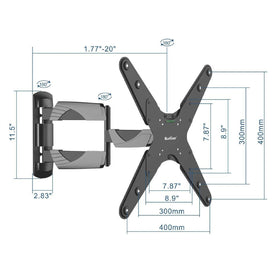 QualGear close-up of articulating arm joints showing smooth movement benefit