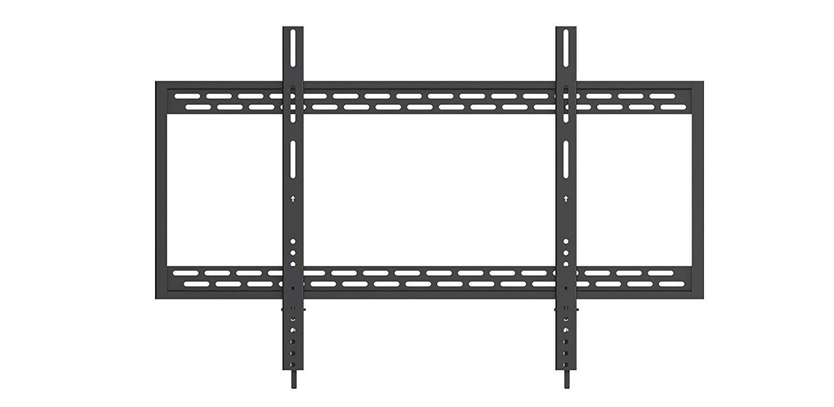 QualGear Qg-tm-090-blk TV wall mount for 60-100 inch screens with ultra-slim profile.