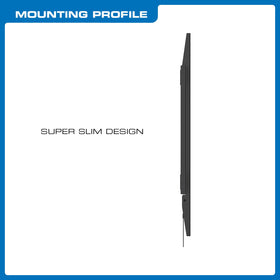 QualGear Qg-tm-090-blk close-up of spring lock for easy, secure panel attachment.