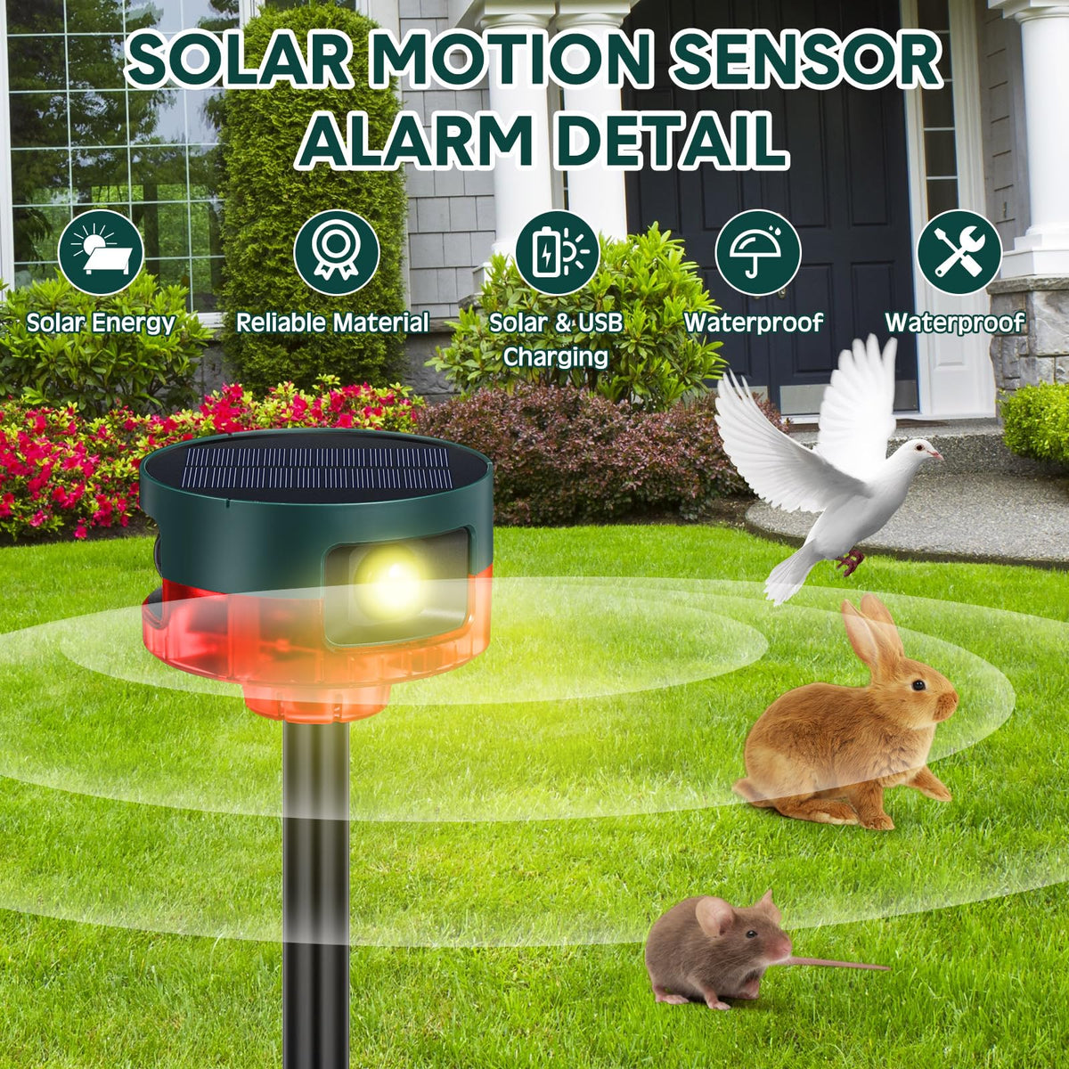 Qualirey remote control for alarm operation enabling quick sound changes.
