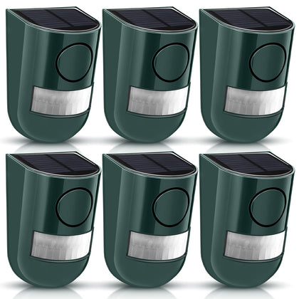 Qualirey solar siren front view for outdoor deterrence