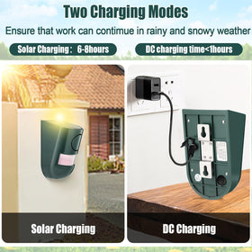 Qualirey solar siren wall-mount bracket included for easy install