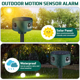 Qualirey strobe and siren demonstration illustrating loud deterrent effect