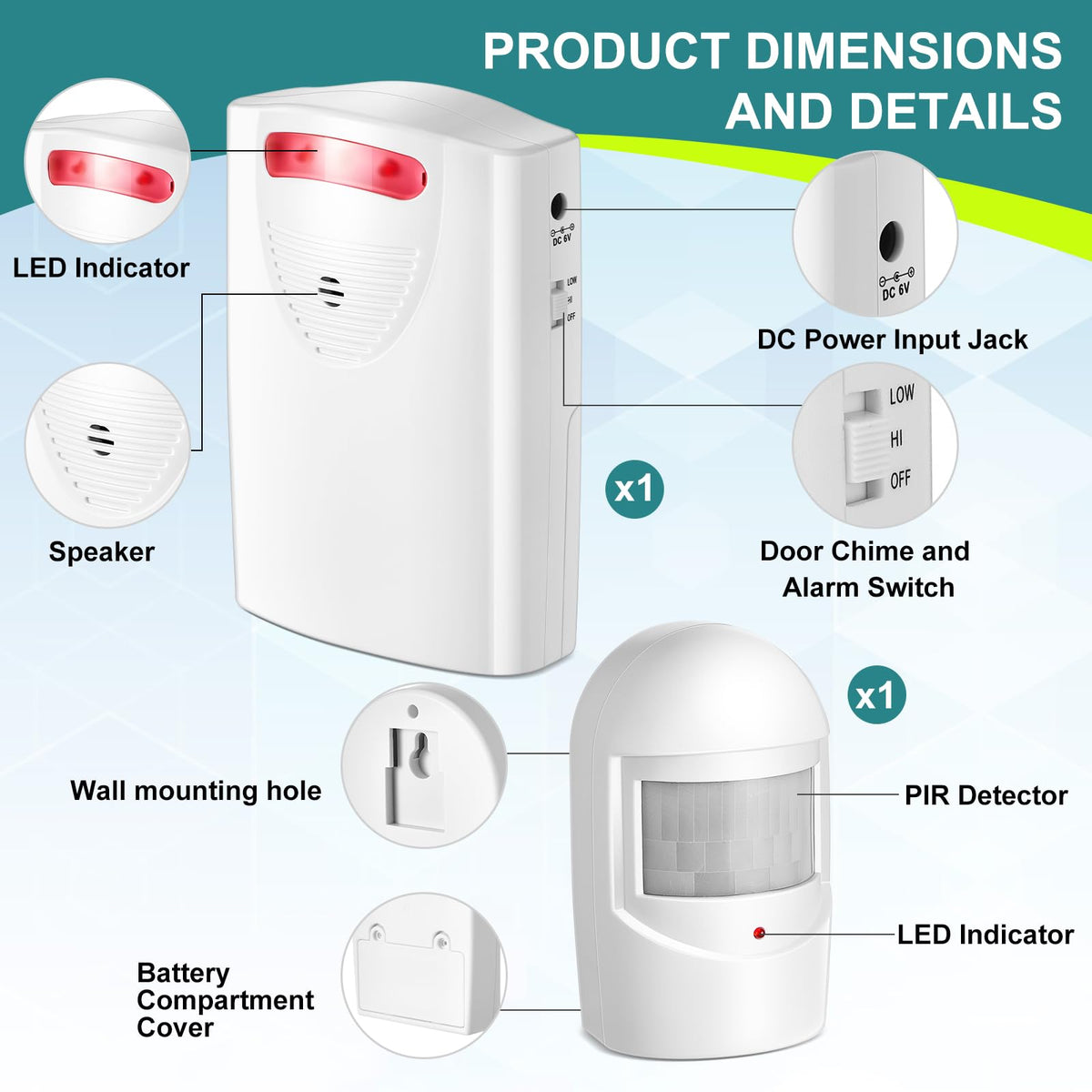 Qualirey weatherproof infrared sensor captures outdoor motion for proactive security monitoring