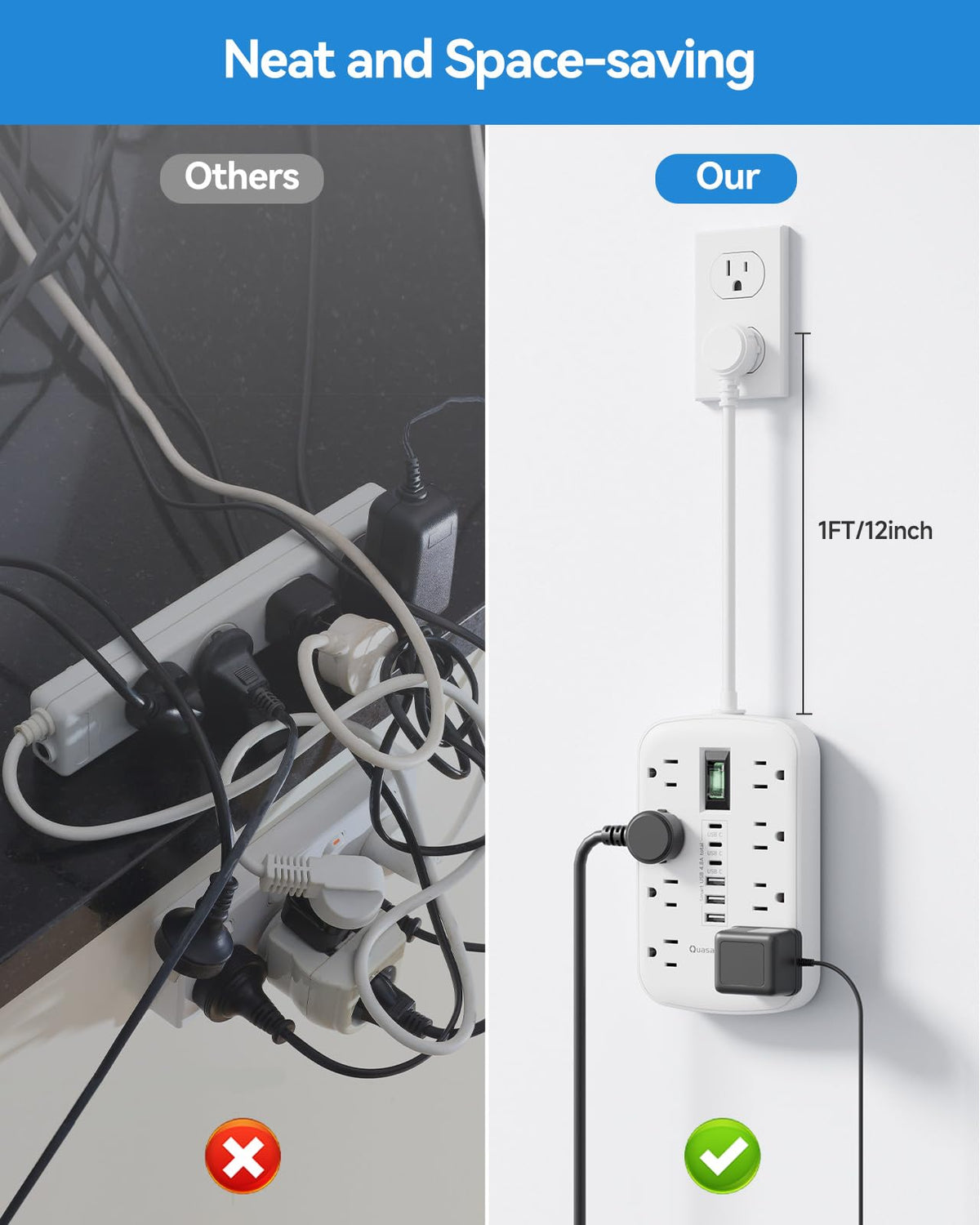 QuasarCheuk overload protection with auto shutoff prevents overloads.