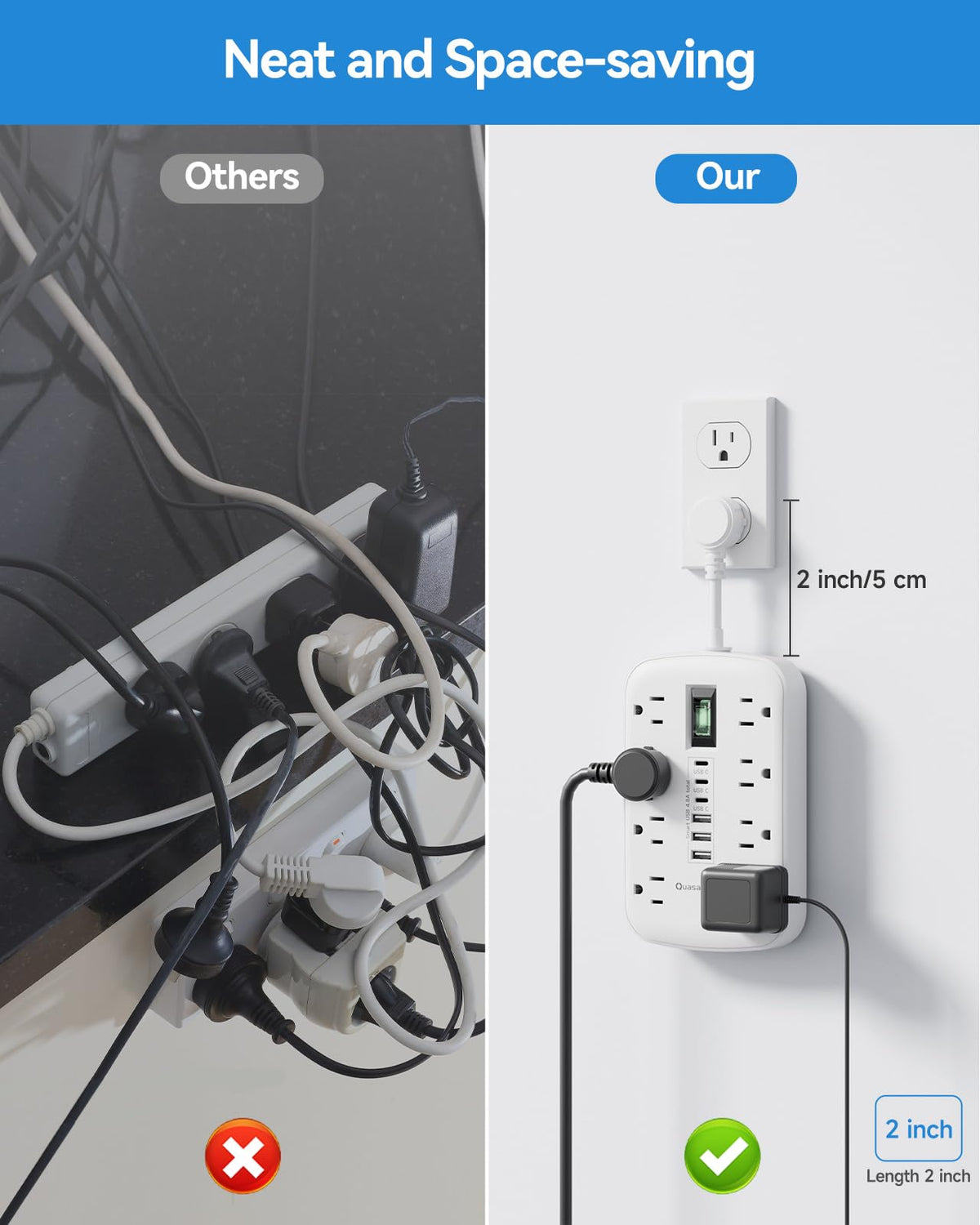 QuasarCheuk surge protection safeguards devices from spikes and surges.
