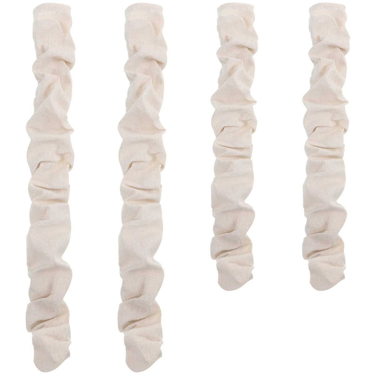 Queekay fabric cord cover for a 4ft chandelier improves safety and tidiness.