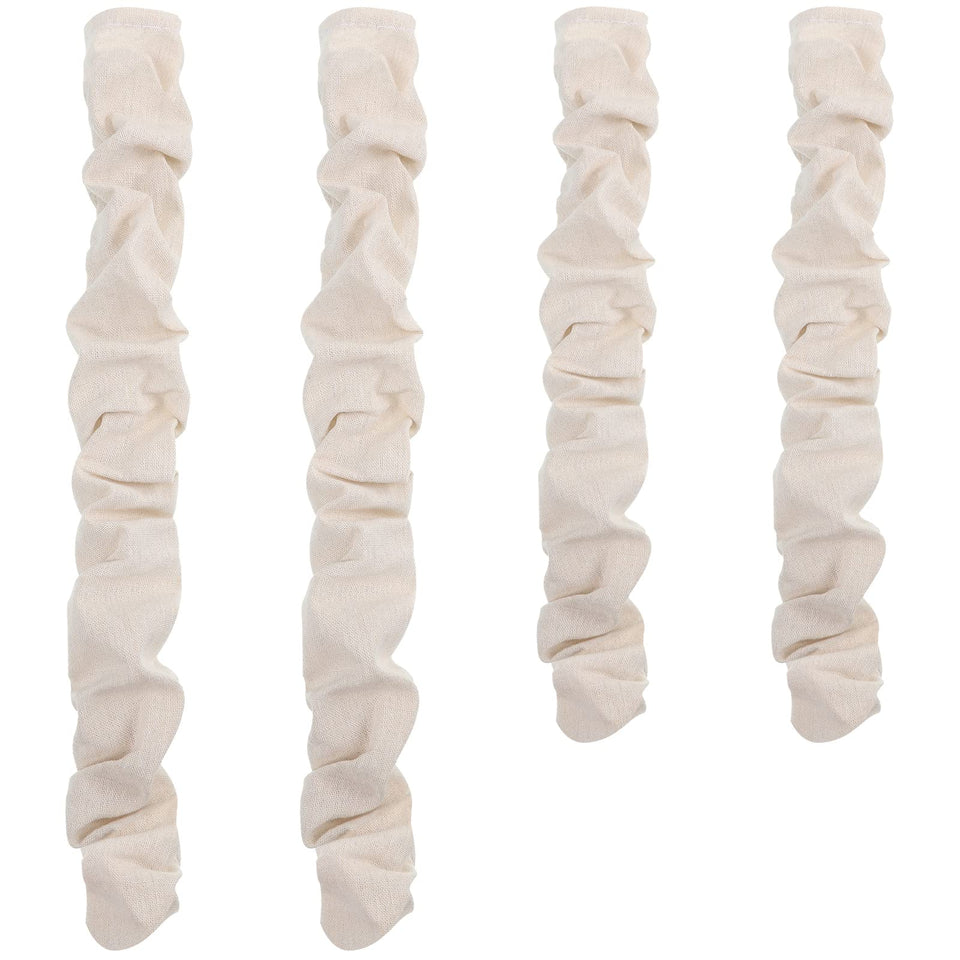 Queekay fabric cord cover for a 4ft chandelier improves safety and tidiness.