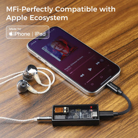 Questyle M15i 3.5mm output for clean, single-ended listening.