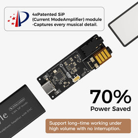 Questyle M15i 4.4mm balanced output for detailed headphone sound.