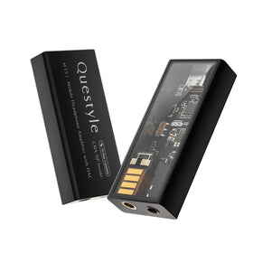 Questyle M15i front view for portable, high-fidelity music on the go.