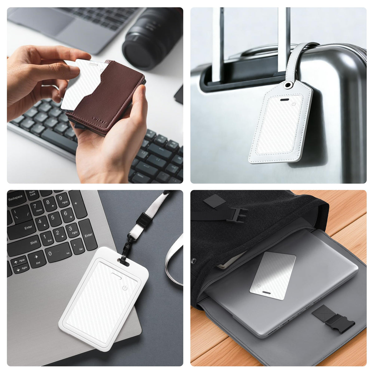 QUICKHORSE card with travel essentials showing secure organization benefit