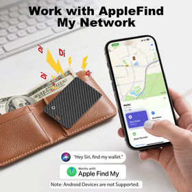 QUICKHORSE wallet tracker card emits 80dB alarm to help locate items