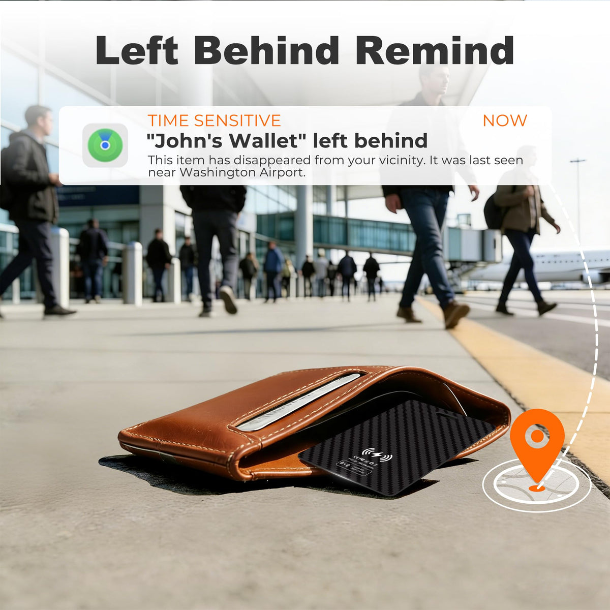 QUICKHORSE tracker sounding alarm helping locate items under cushions quickly