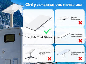 Quiddity Starlink Mini Mount's six stainless screws boost stability.